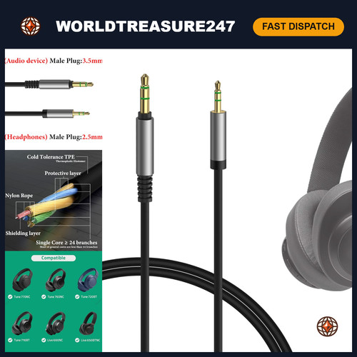 Replacement audio cable 5mm - replacement,