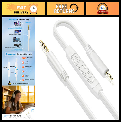 Replacement audio cable for - audio,