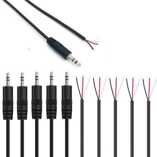5mm male plug to bare - 10*, 3.5mm