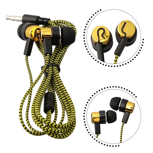 Braided headphones earphones - braided,