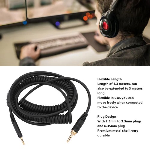 Coiled headphone cable - coiled,